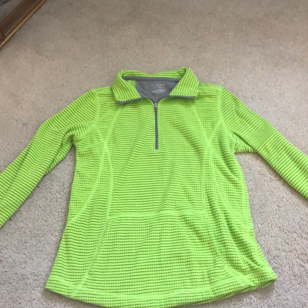 Lime Green Fleece Sweater
